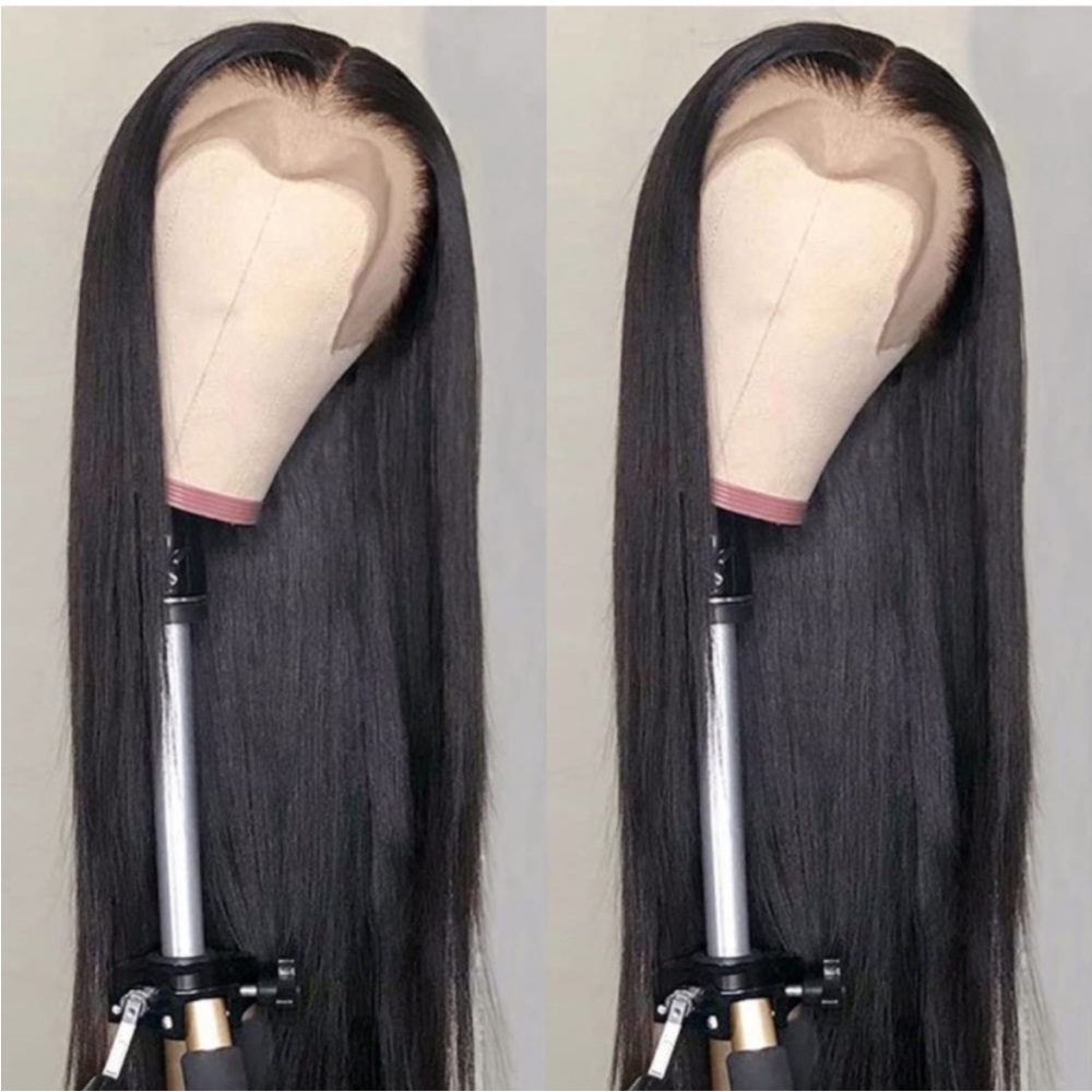 26 inch Black Long Straight Lace Front Wig *NEW*